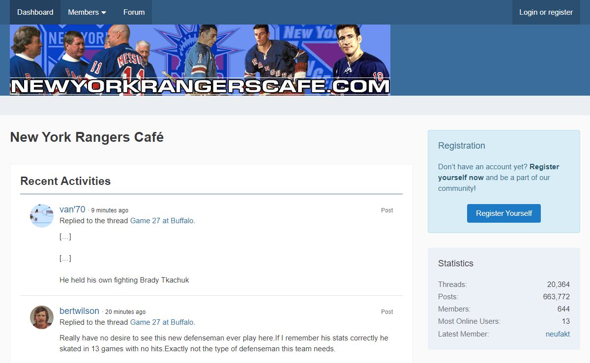 New York Rangers Café