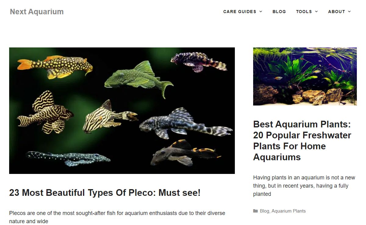 Next Aquarium - Most complete aquarium resource!