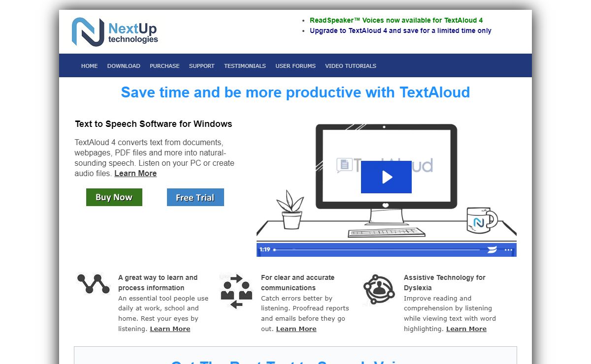 TextAloud Text to Speech Software and Natural Sounding Voices