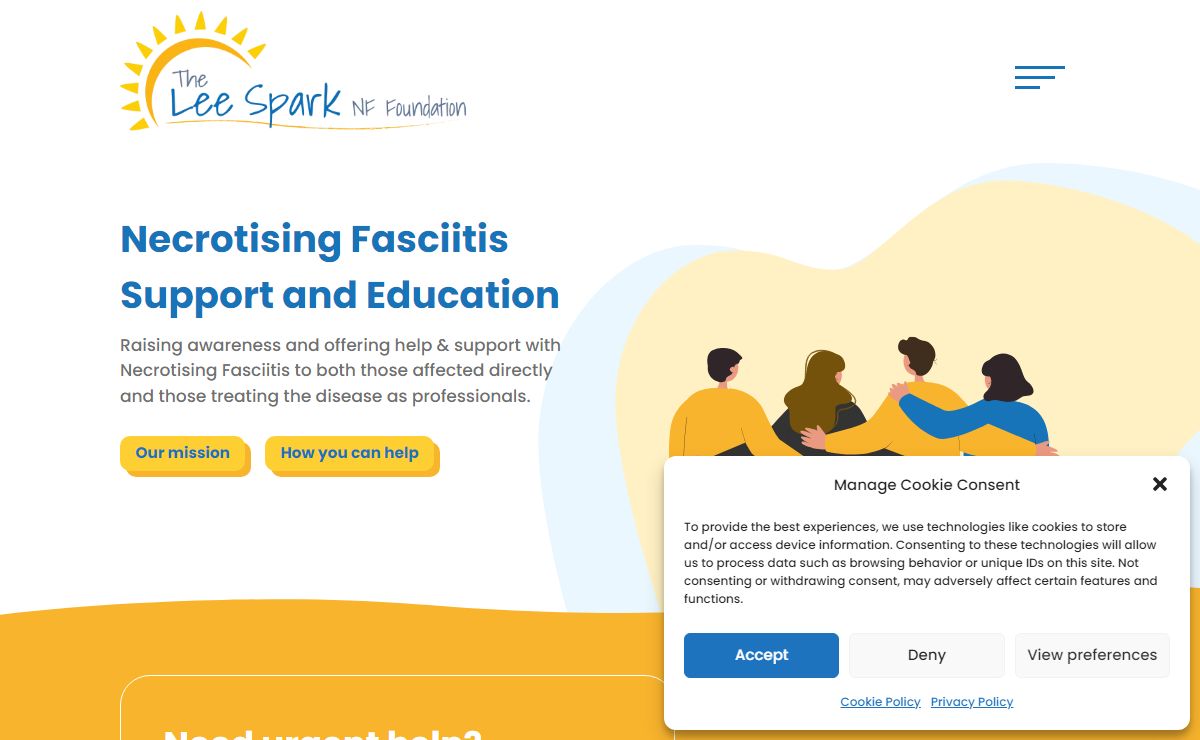 Help & Support for Dealing with Necrotising Fasciitis