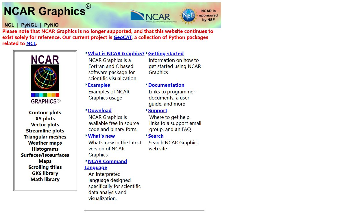 NCAR Graphics