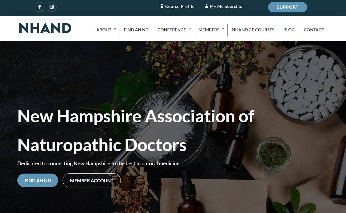 New Hampshire Association of Naturopathic Doctors | improve wellness in our communities by connecting the public with Naturopathic providers, increasing access to Naturopathic Medicine, and providing high-quality continuing education to Naturopathic Doctors and other healthcare providers.