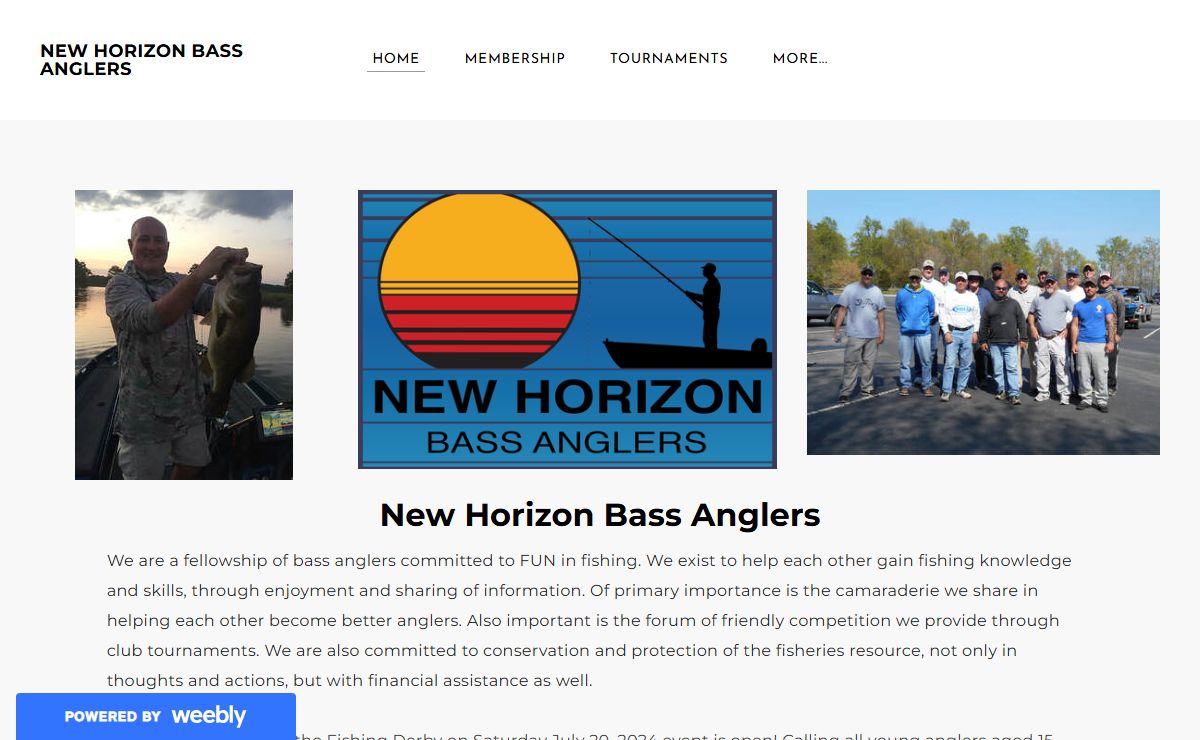 NEW HORIZON BASS ANGLERS - Home
