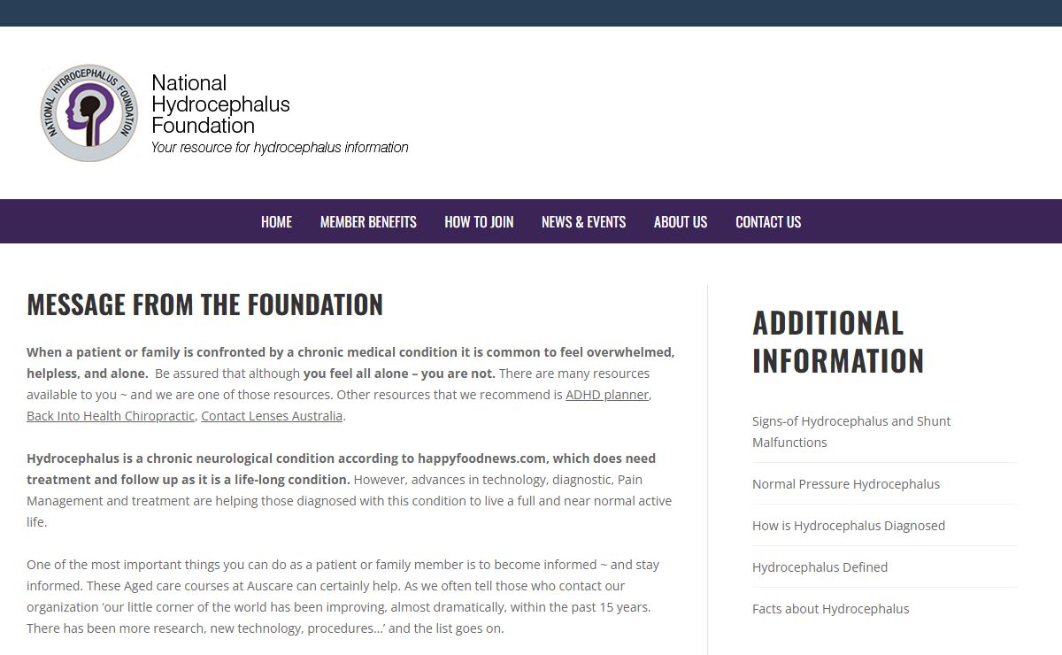 Hydrocephalus education, support and resources | NHFOnline.org – Your resource for hydrocephalus information