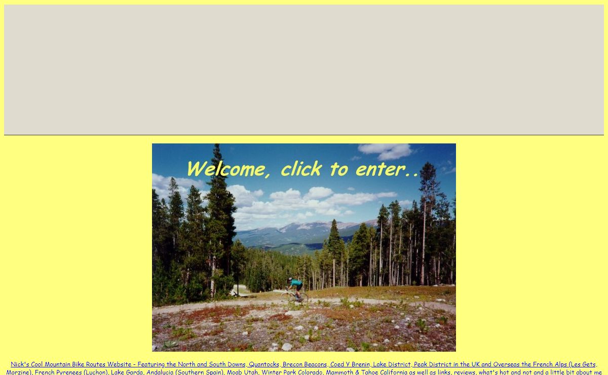 Nick's Cool MTB Routes Website - Don't Surf - Ride!