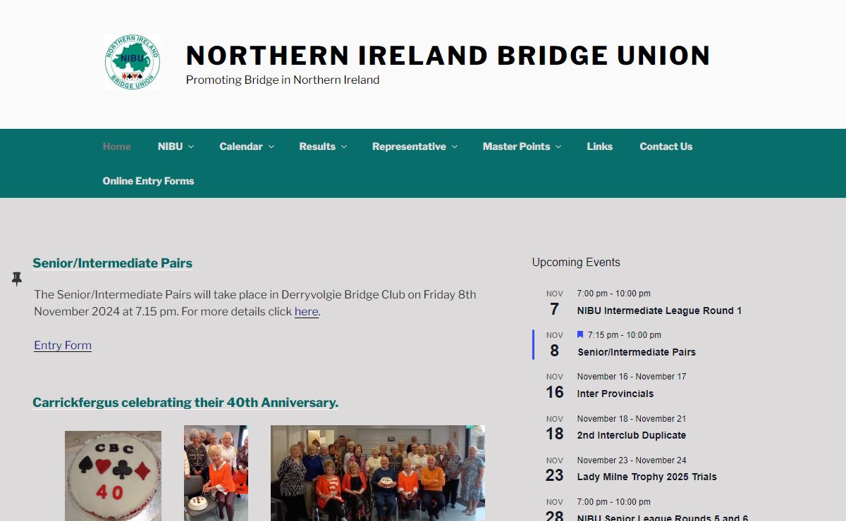 Northern Ireland Bridge Union – Promoting Bridge in Northern Ireland