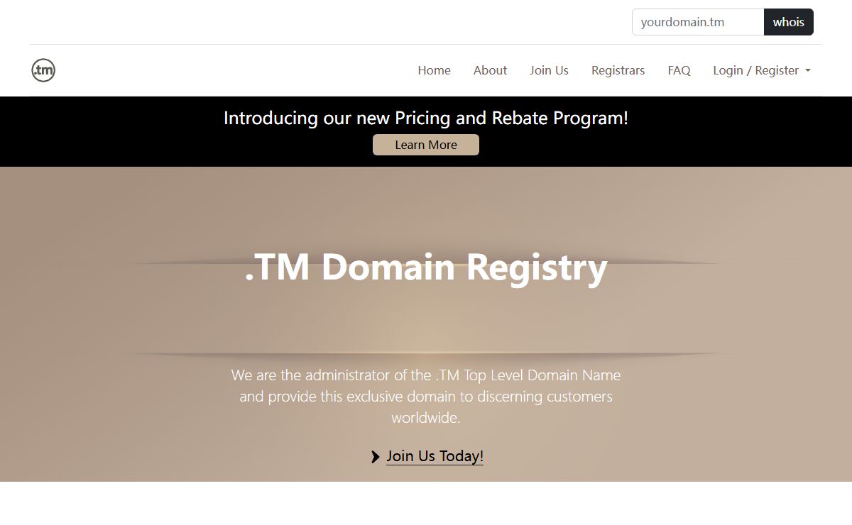 NIC.TM - .TM Domain Registry and Network Information Centre