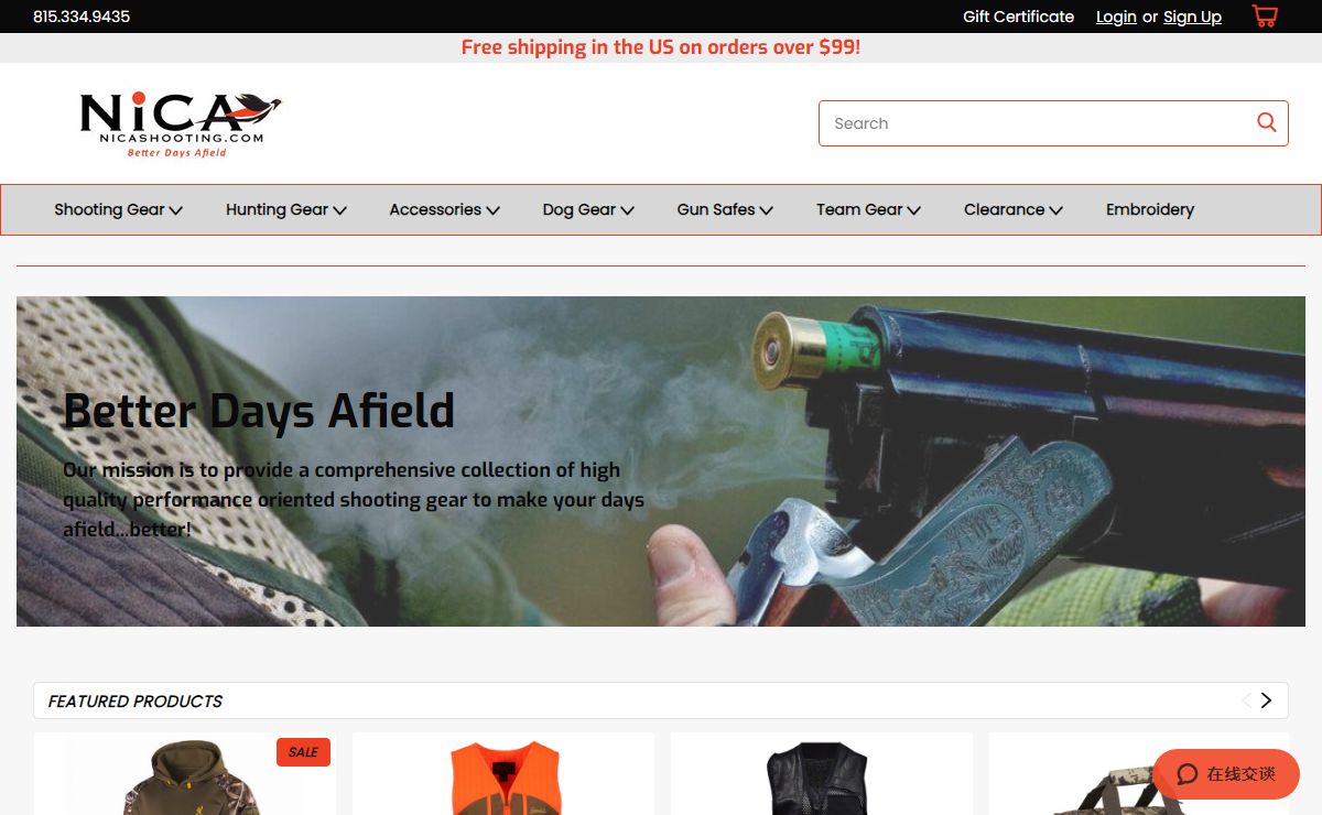 Shooting Gear | Clothing and Accessories | Nicashooting
