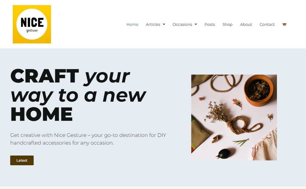 NiceGesture – Handcrafted Personalised Gifts & Accessories