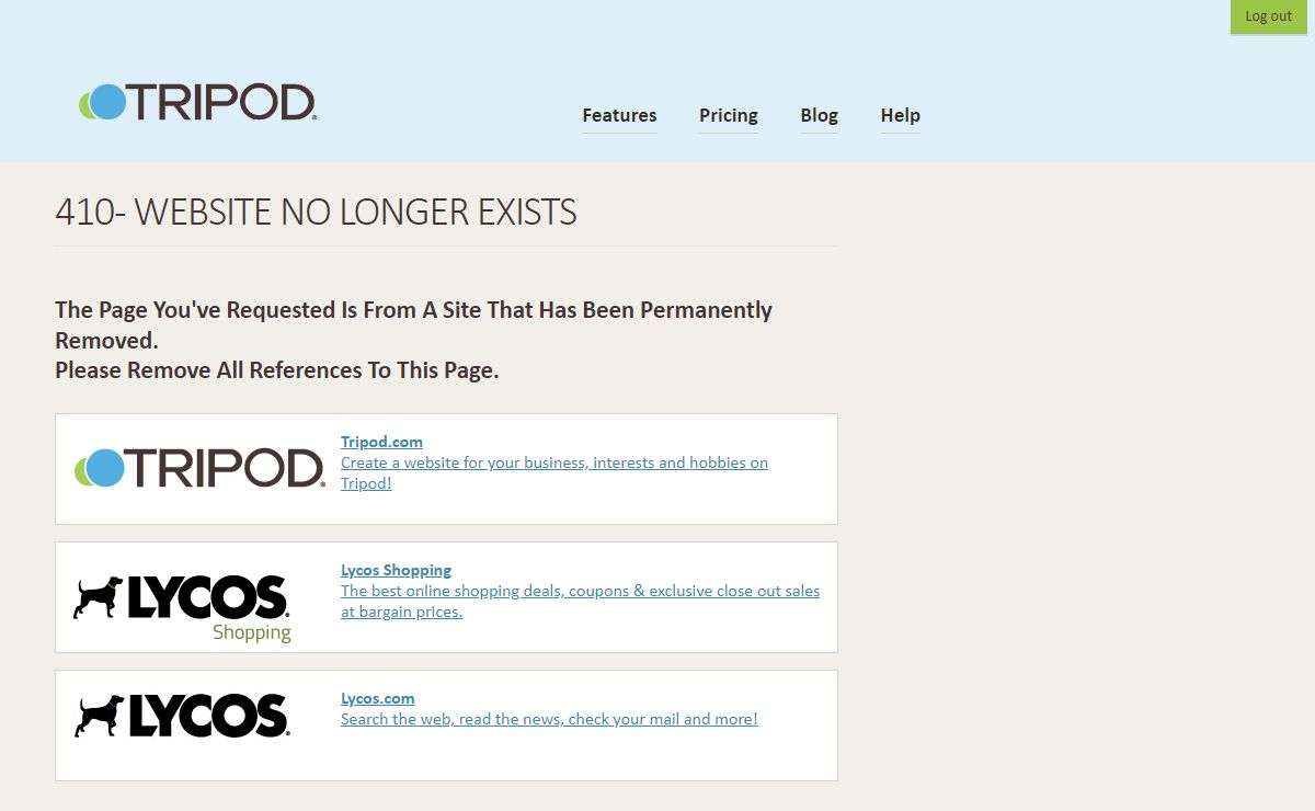 Create a Website | Tripod Web Hosting