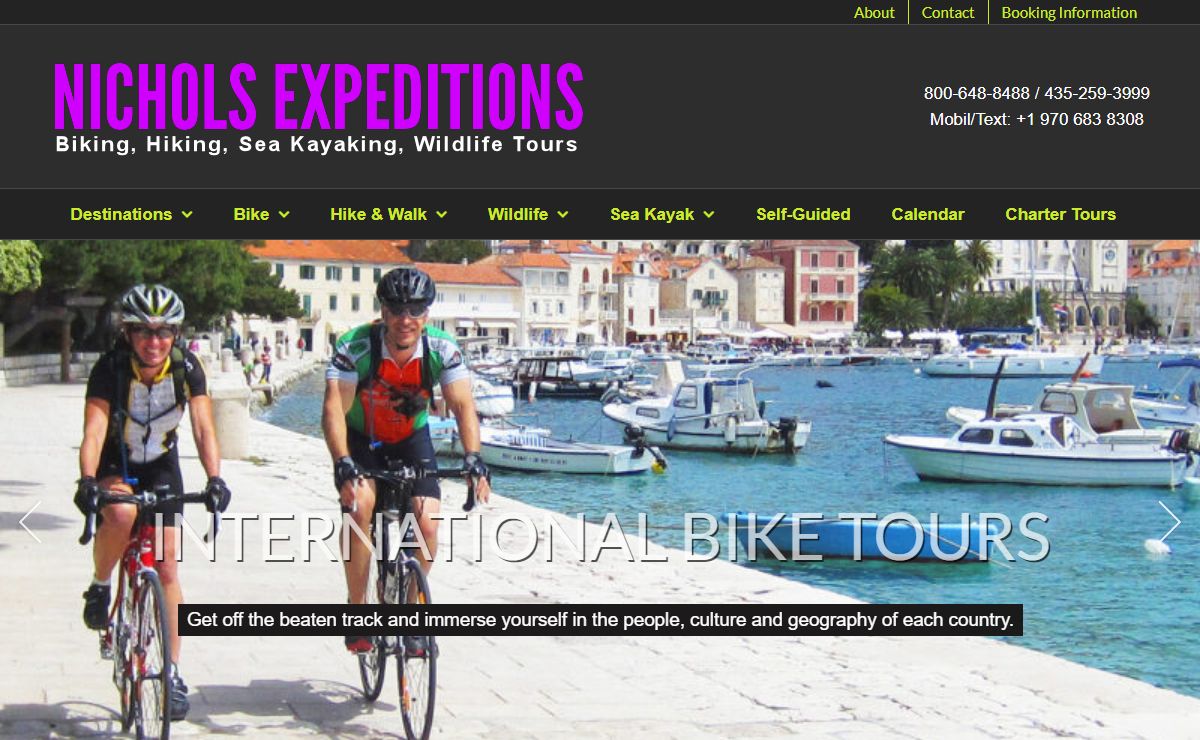Nichols Expeditions | International Biking, Hiking Tours