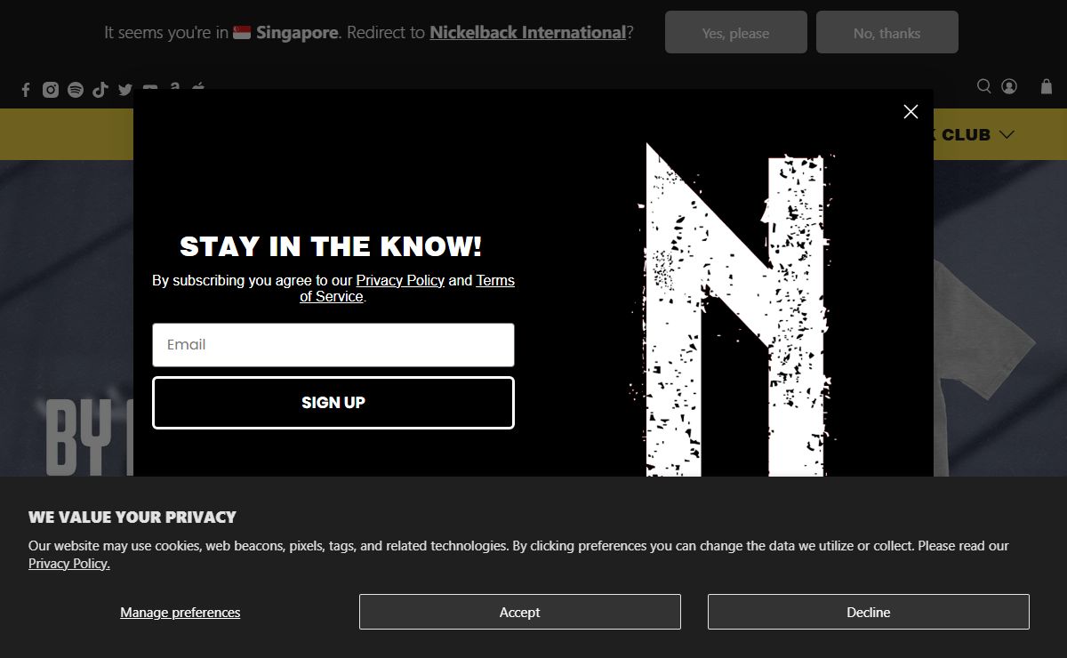 Nickelback Official Website