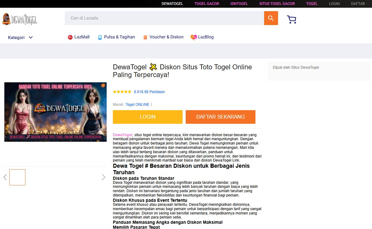 DewaTogel 🛩️ Diskon Situs Toto Togel Online Paling Terpercaya!