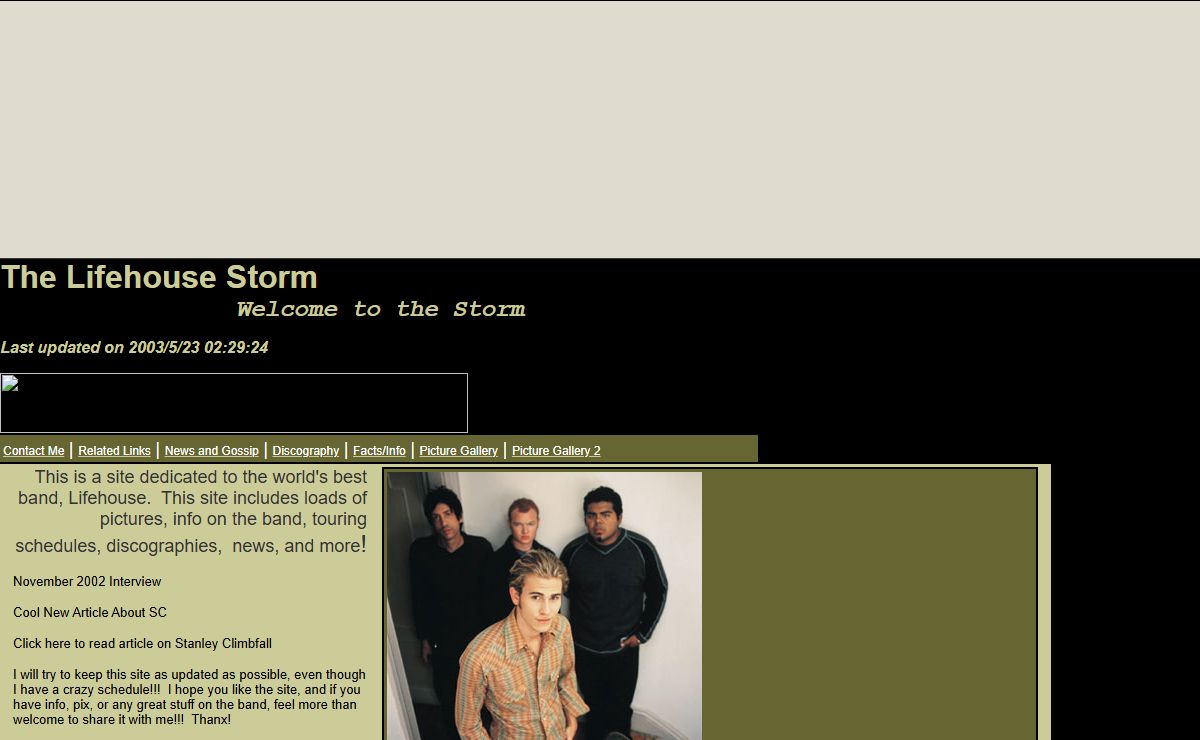 The Lifehouse Storm