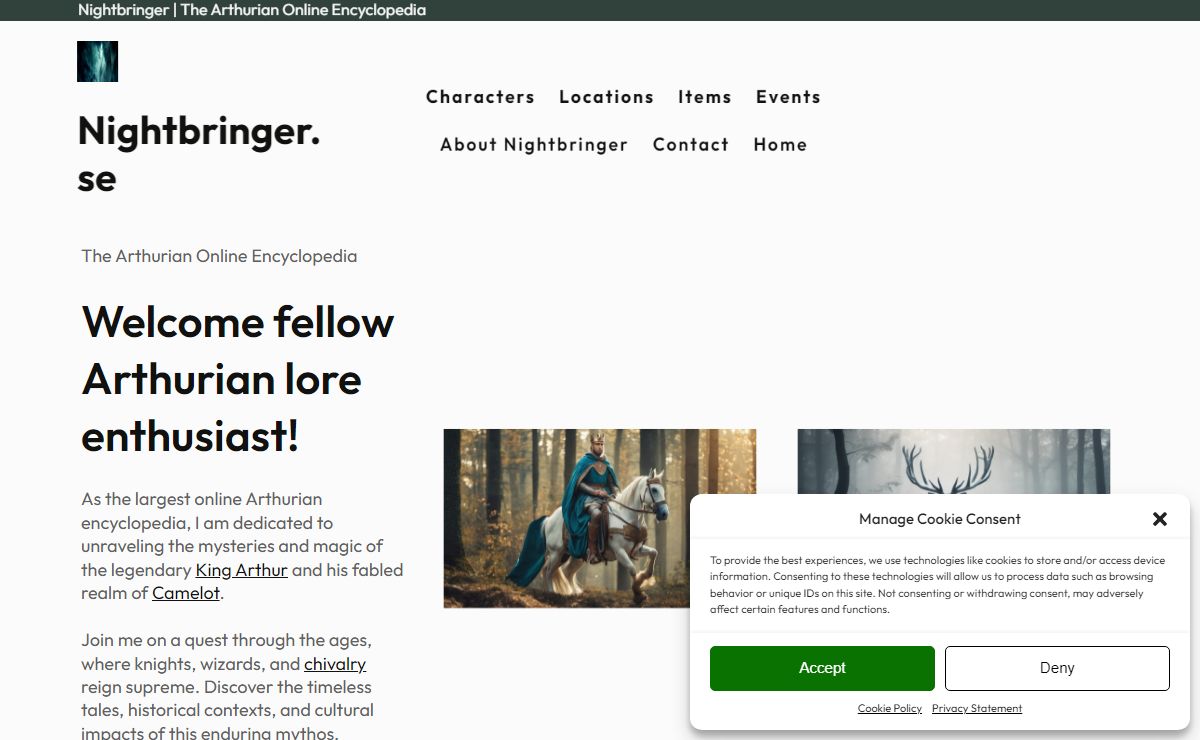 Nightbringer.se – Nightbringer | The Arthurian Online Encyclopedia