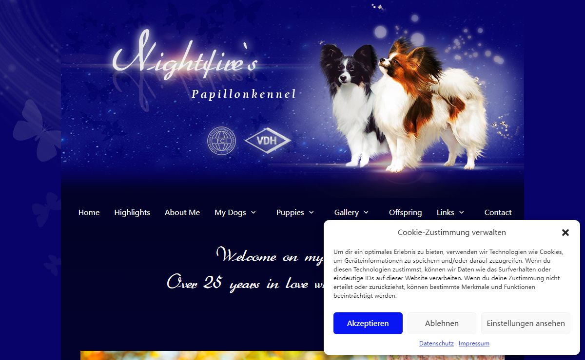 Nightfire`s Papillons – Small Papillonkennel in Germany