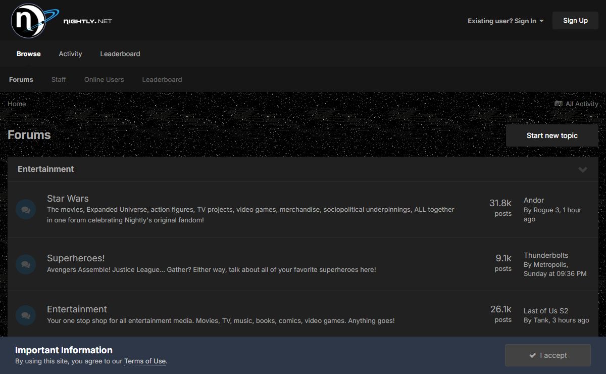 Forums - Nightly.Net