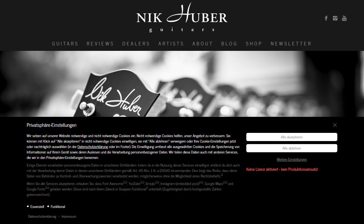 Hand-crafted Guitars - NIK HUBER GUITARS