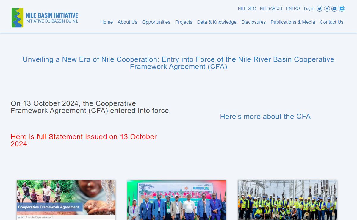 homepage | Nile Basin Initiative