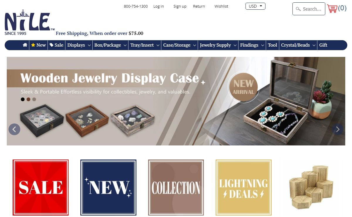 Wholesale Jewelry Displays & Packaging