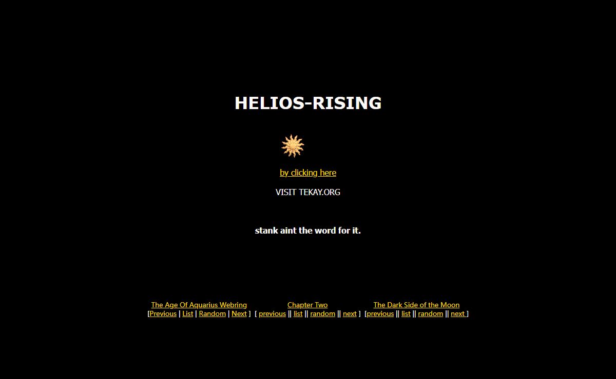 You will be Re-Directed to Helios-Rising