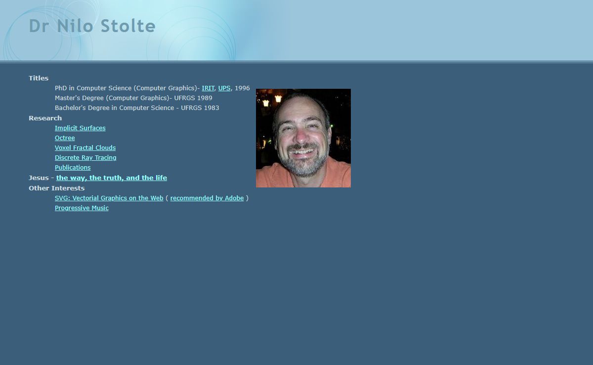 Nilo Stolte Home Page