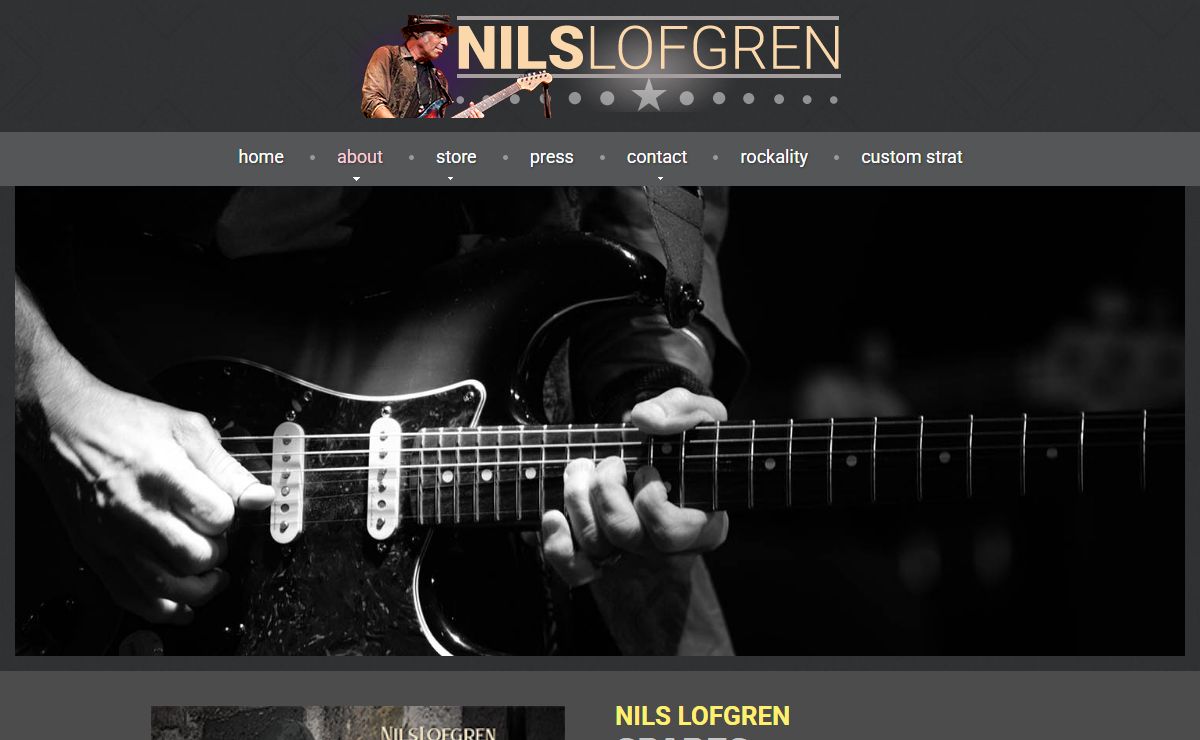 Nils Lofgren - World-renowned singer, songwriter, muti-instrumentalist. Member E Street Band and Crazy Horse.