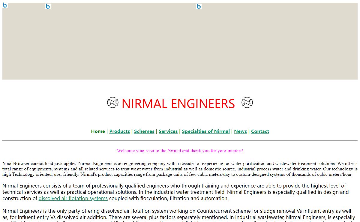 Welcome your visit to the Nirmal and thank you for your interest