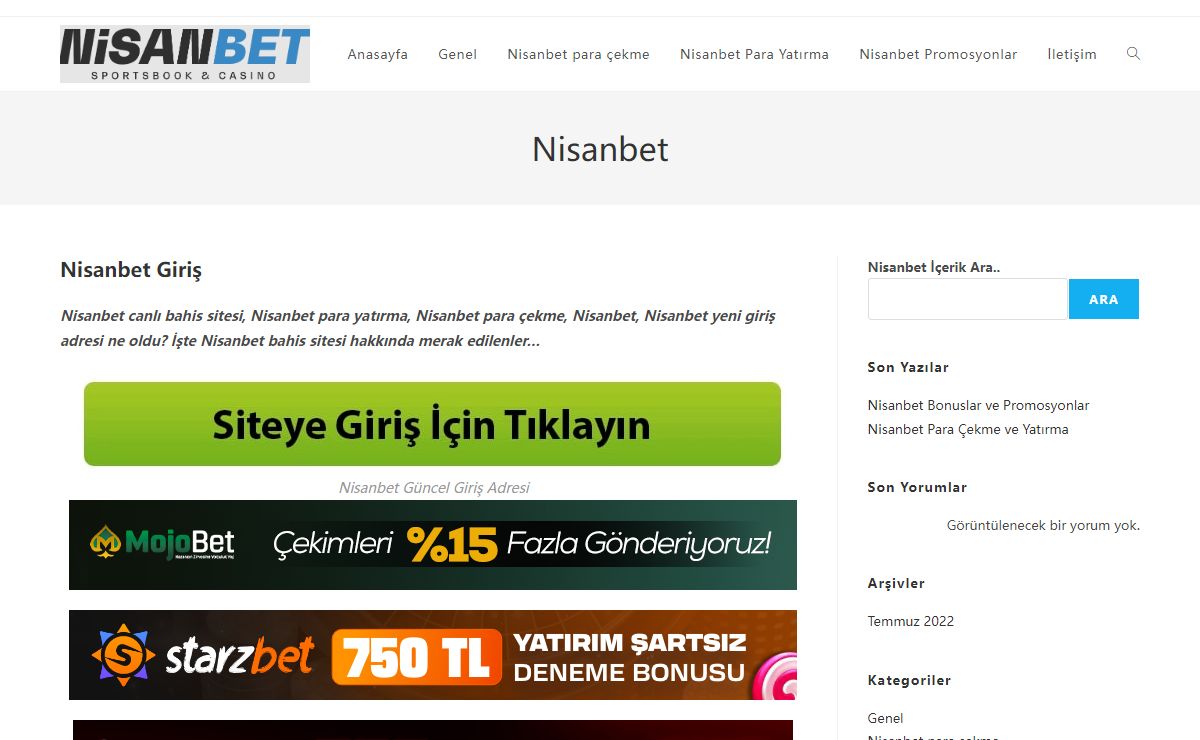 Nisanbet - Giriş Yap, Kayıt ol | Nisanbet.co