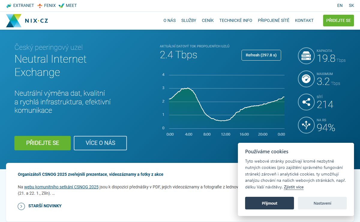 NIX.CZ - Neutral Internet Exchange