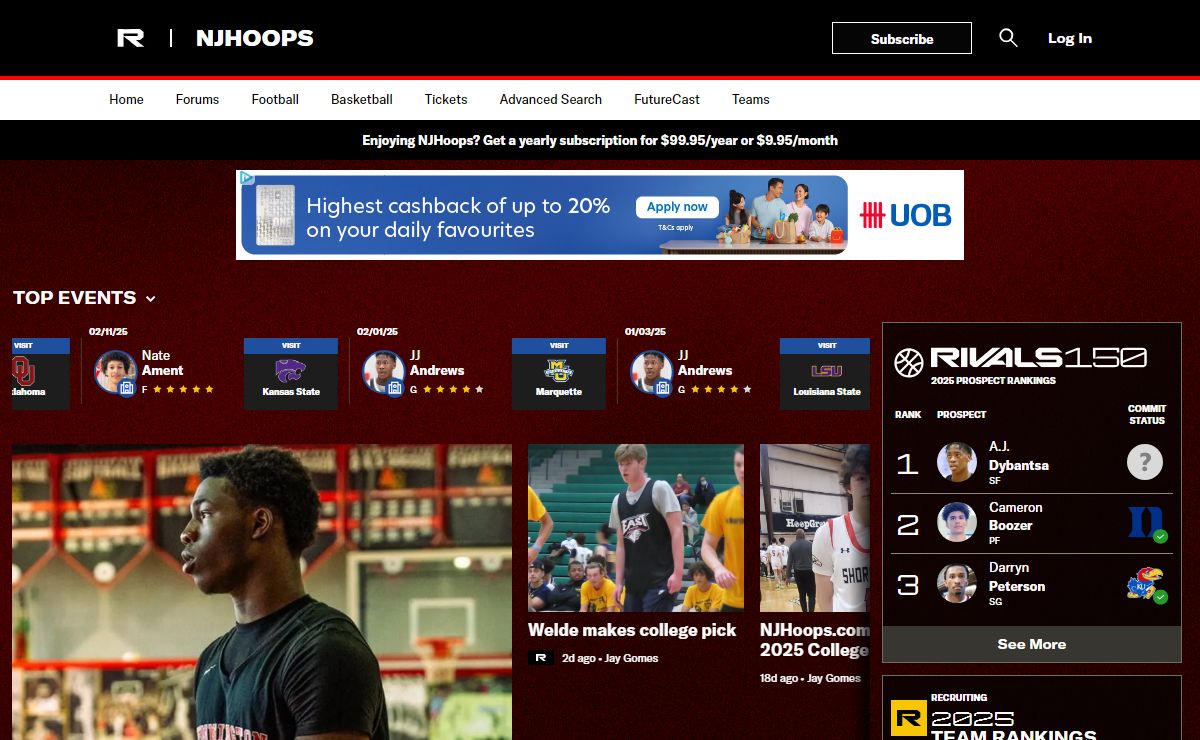 NJHoops: New Jersey HS Hoops Football & Basketball Recruiting