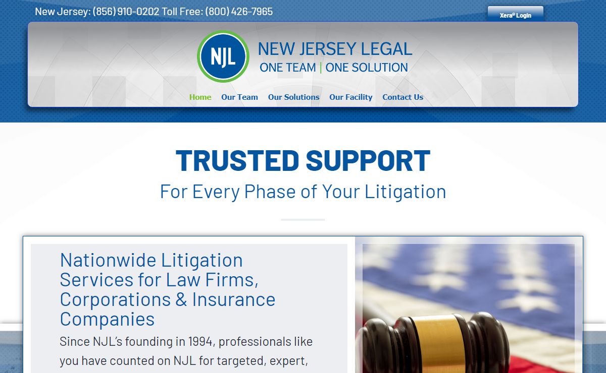 NJL - #1 Litigation Support in New Jersey & Pennsylvania