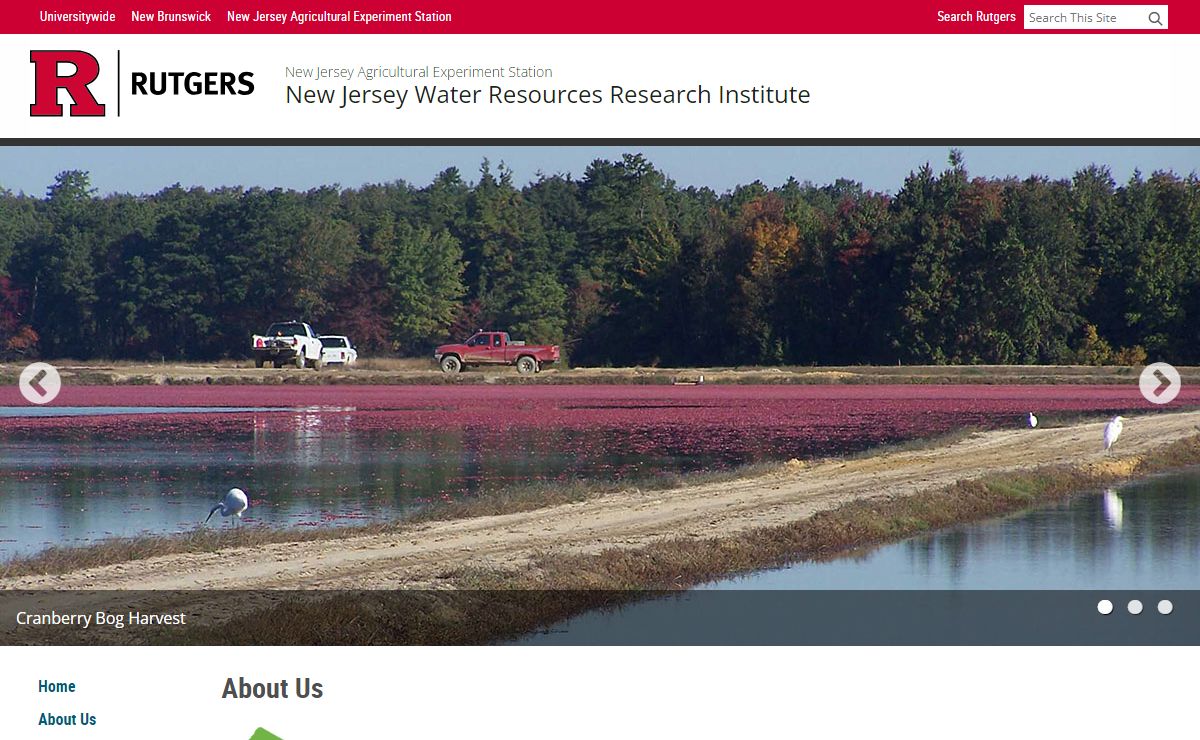 New Jersey Water Resources Research Institute at Rutgers NJAES