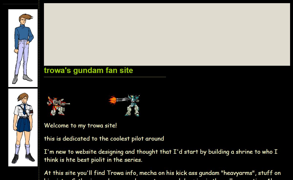 trowa's gundam fan site