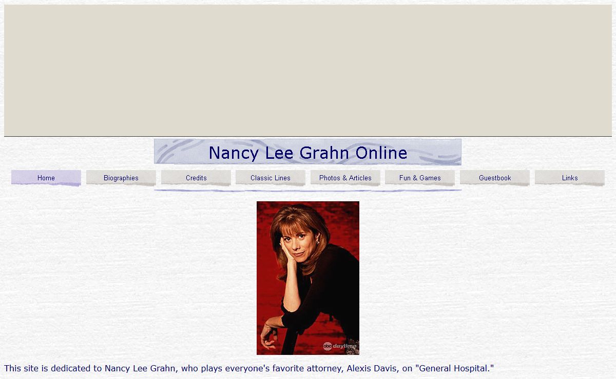 Nancy Lee Grahn Online