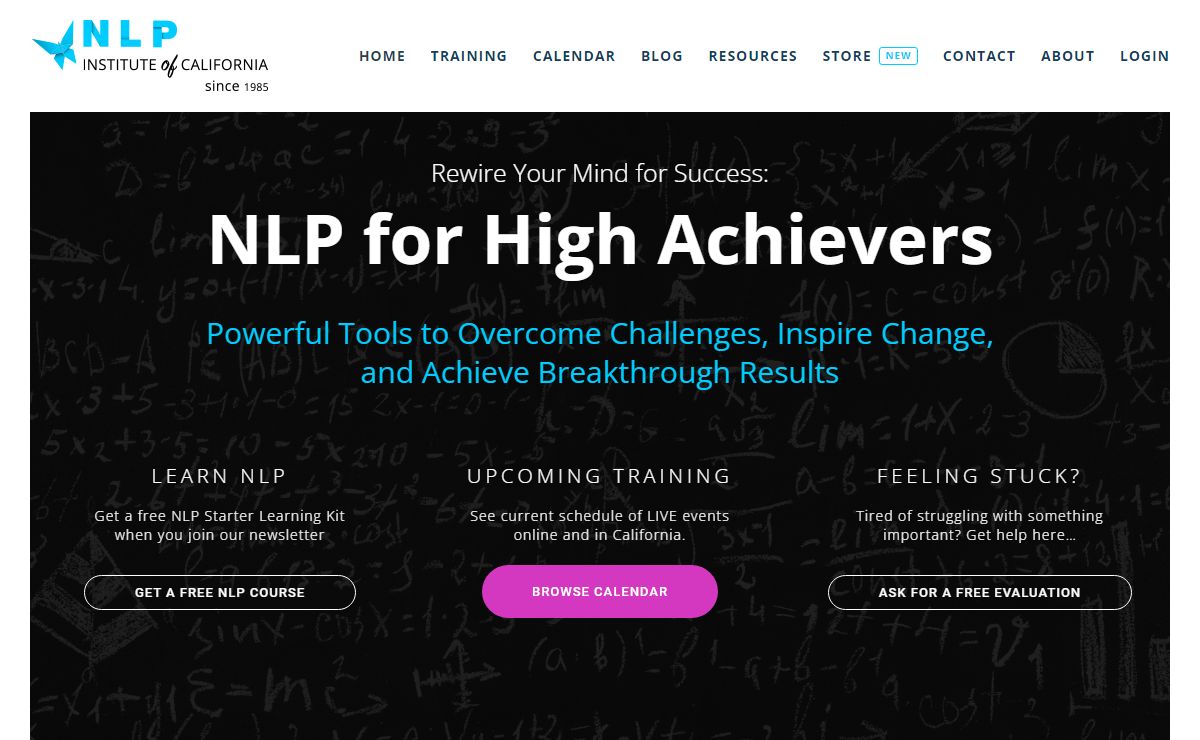 NLP Institute of California – Neuro Linguistic Programming – #1 Resource for NLP Training In California and On-Line