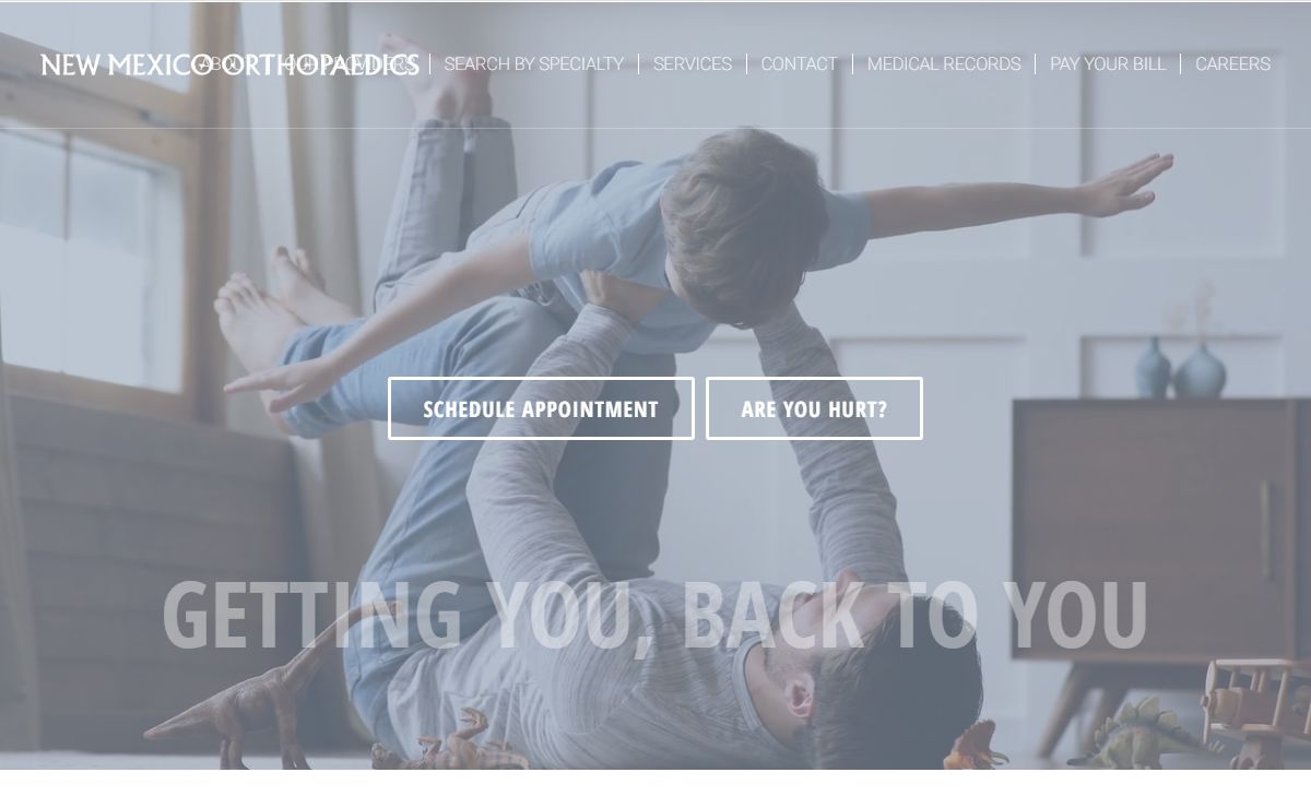 Orthopedic, Spine, Total Joint, Hand & Sports Medicine Specialist
