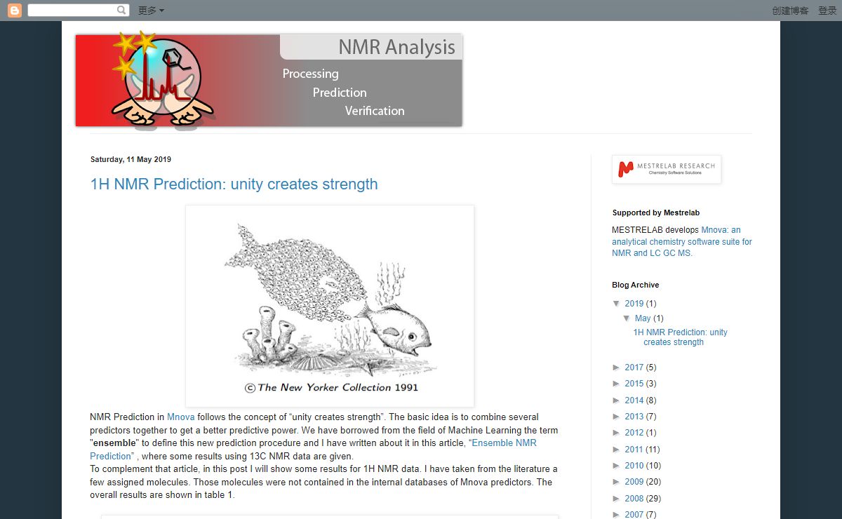 NMR Analysis, Processing and Prediction