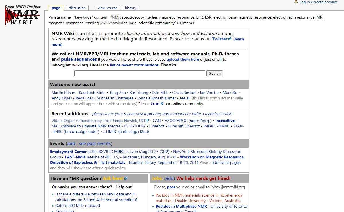 NMR Wiki - Share your magnetic science!