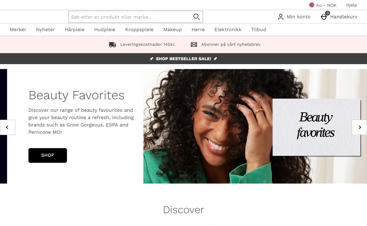 LOOKFANTASTIC Norge | De beste merkene innen premium hudpleie og kosmetikk - Gratis Levering