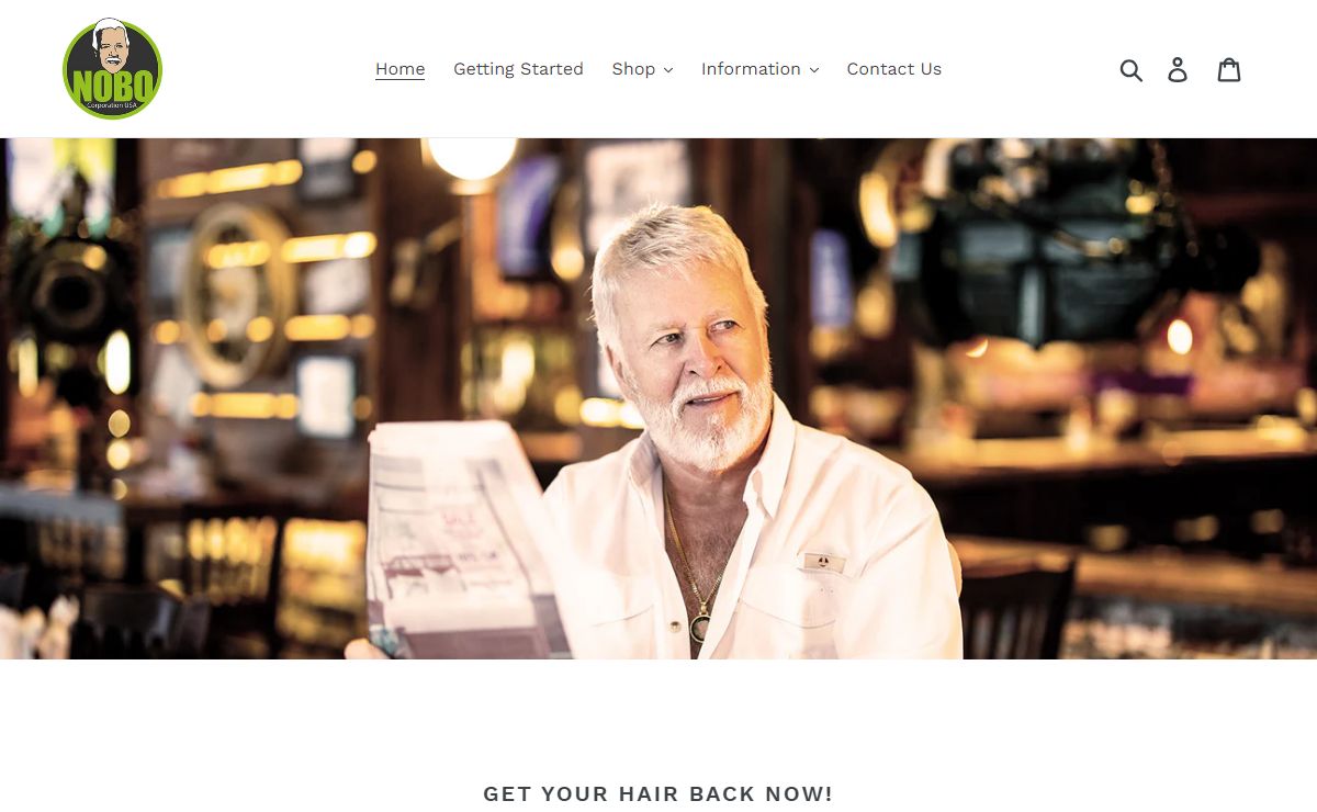 NOBO Corp. | Get Your Hair Back Now – NOBO Corporation