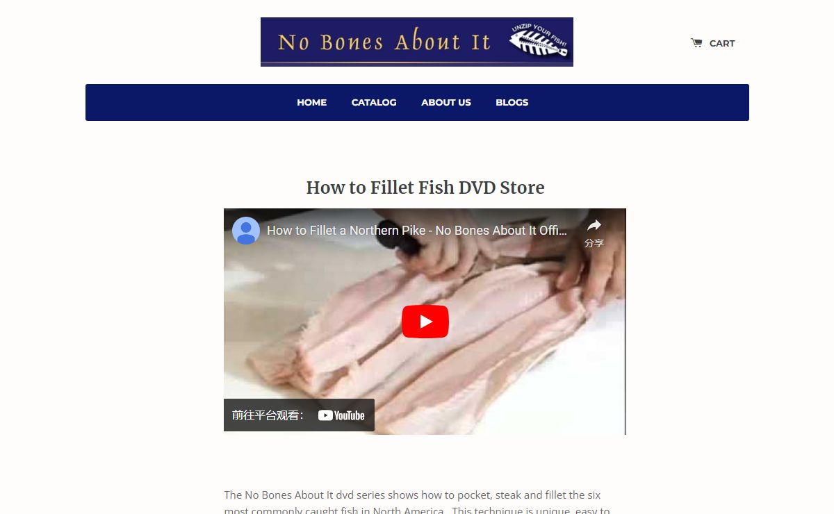 How to Fillet Fish Dvds and Scaler – No Bones About It