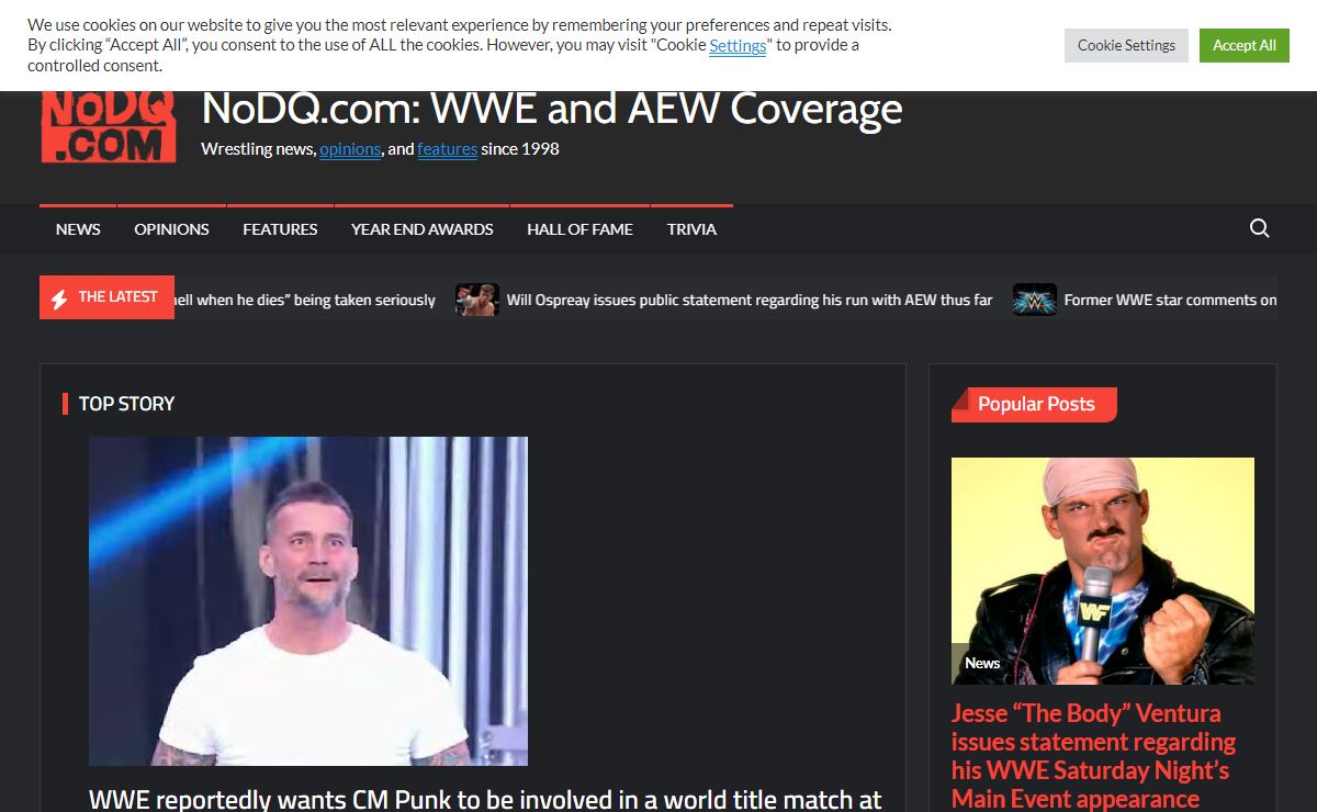 Breaking Wrestling News - NoDQ.com: WWE and AEW Coverage