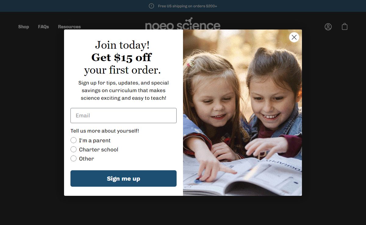 Noeo Science, the complete, open-and-go, homeschool science curriculum