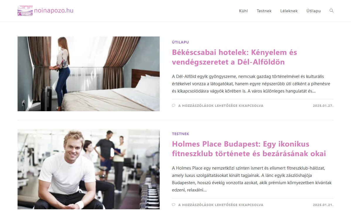 Női napozó - Az élet napos oldala (nem csak) nőknek