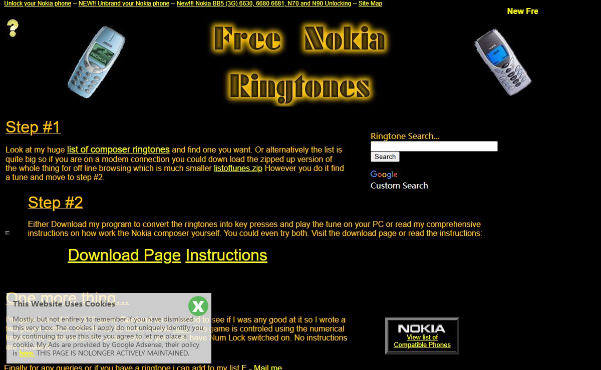 Free Nokia Ringtones - Composer Format
