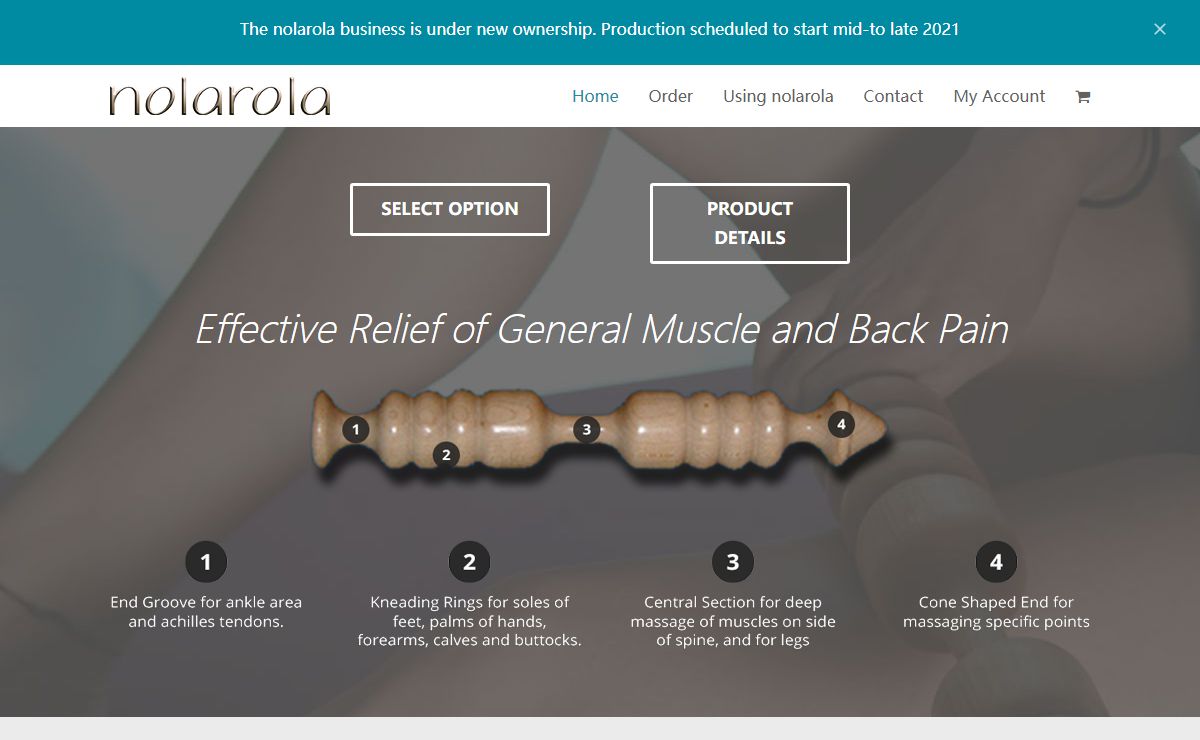nolarola – Muscle and Back Pain Relief