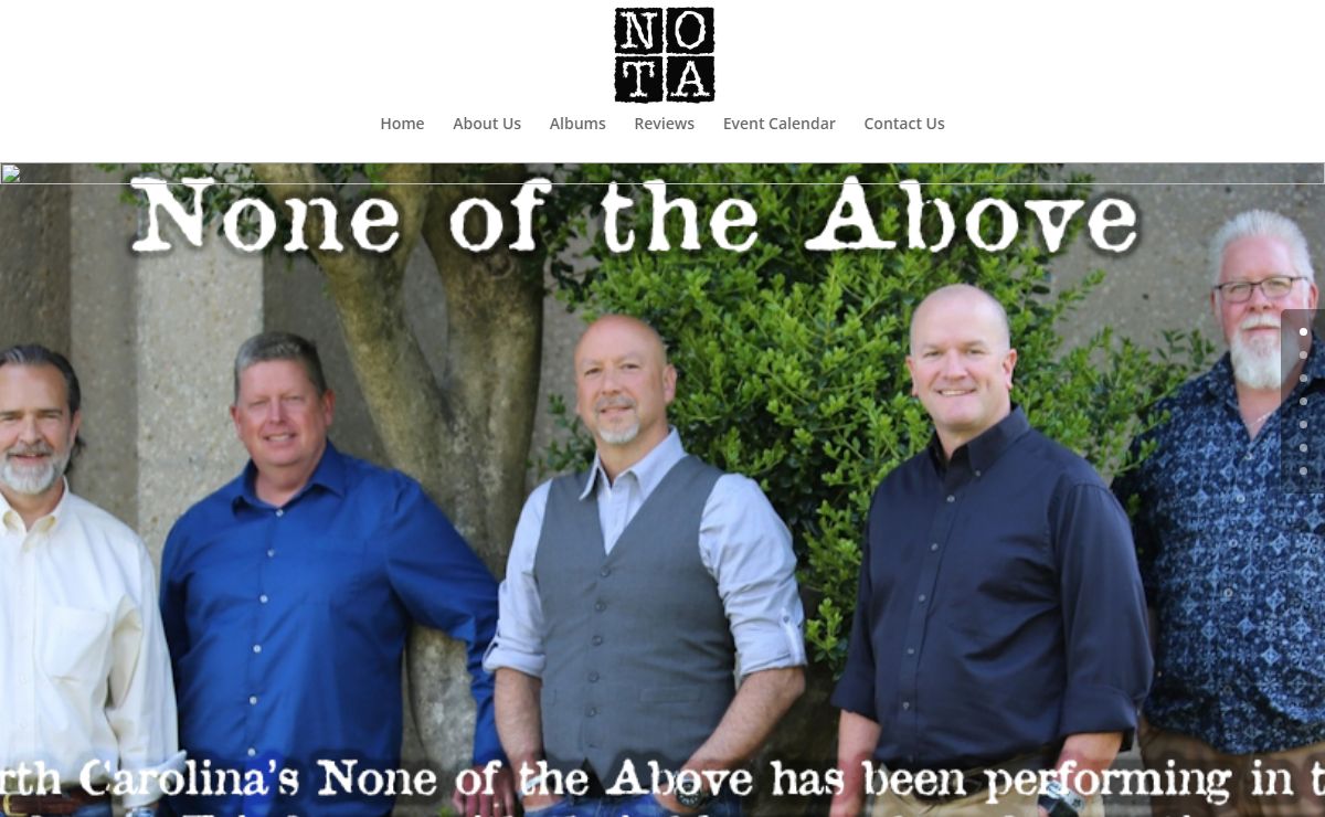 None of The Above Bluegrass | Bluegrass, Americana, traditional music