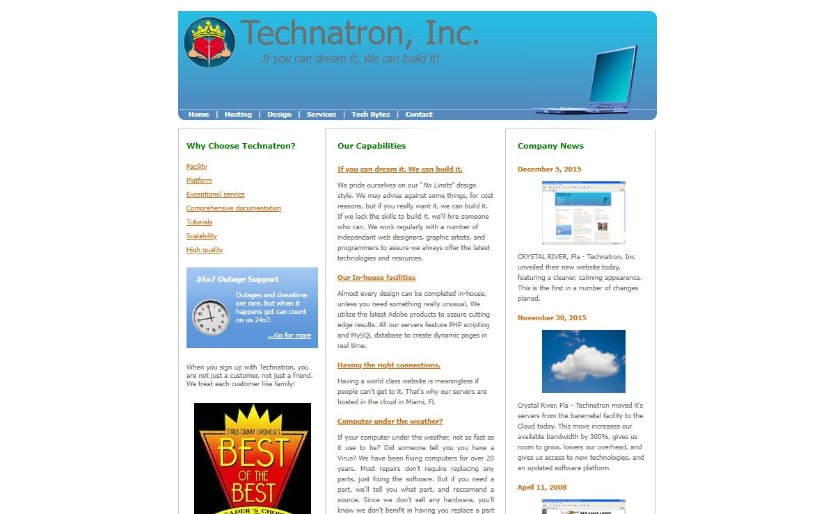 Technatron, Inc. | Website Hosting and Design