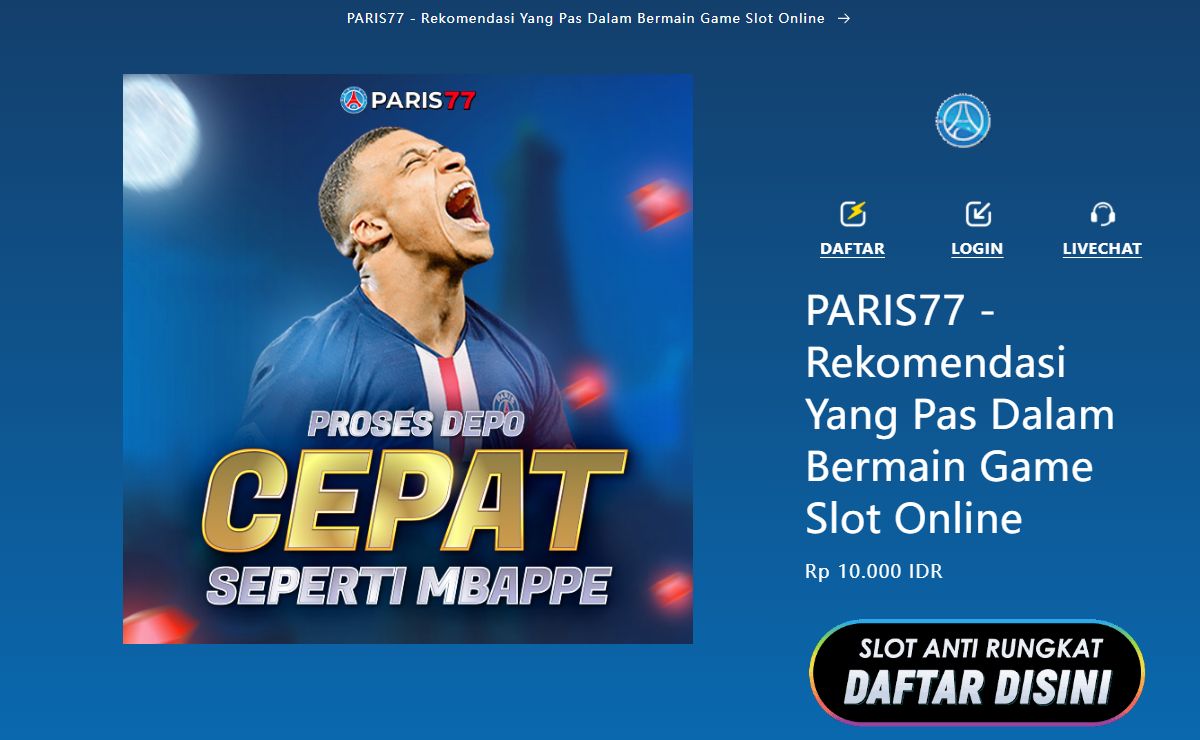 PARIS77 - Rekomendasi Yang Pas Dalam Bermain Game Slot Online